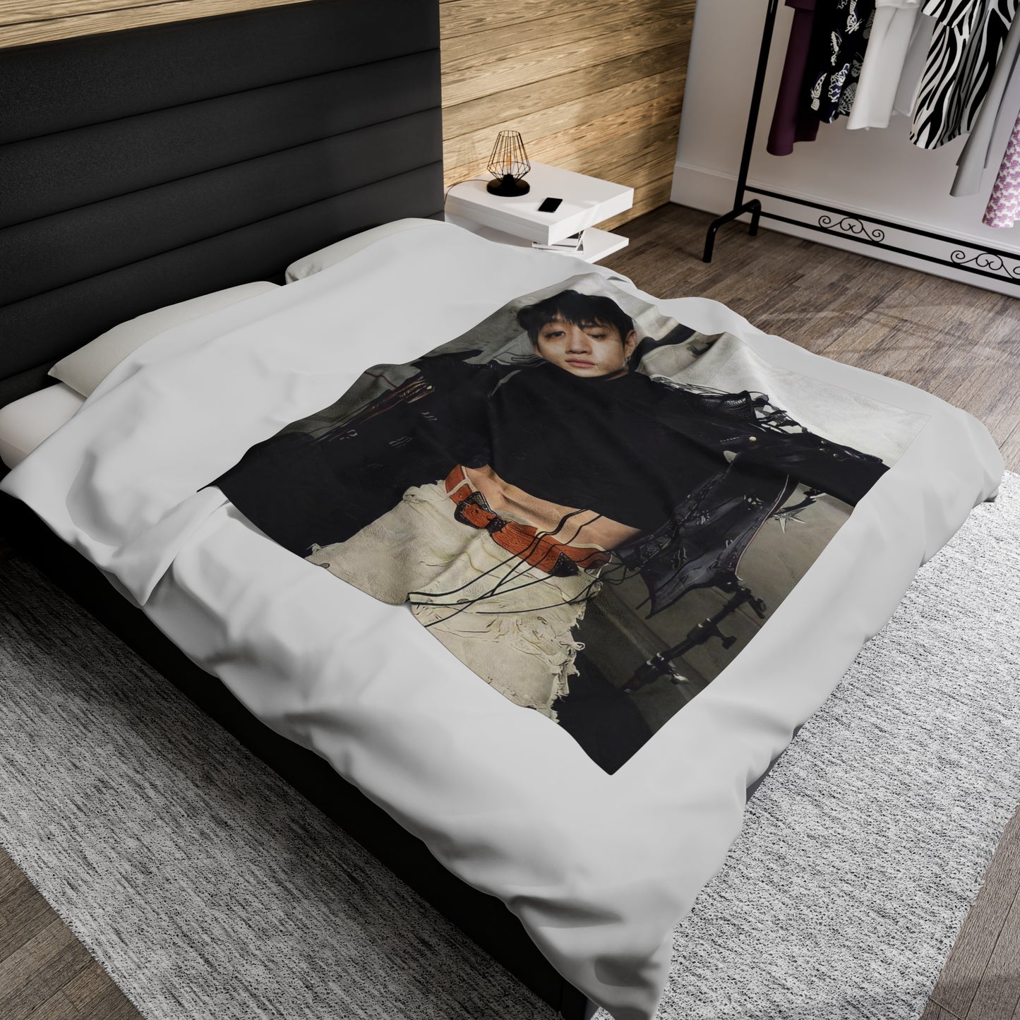 Stray Kids Bangchan Velveteen Plush Blanket