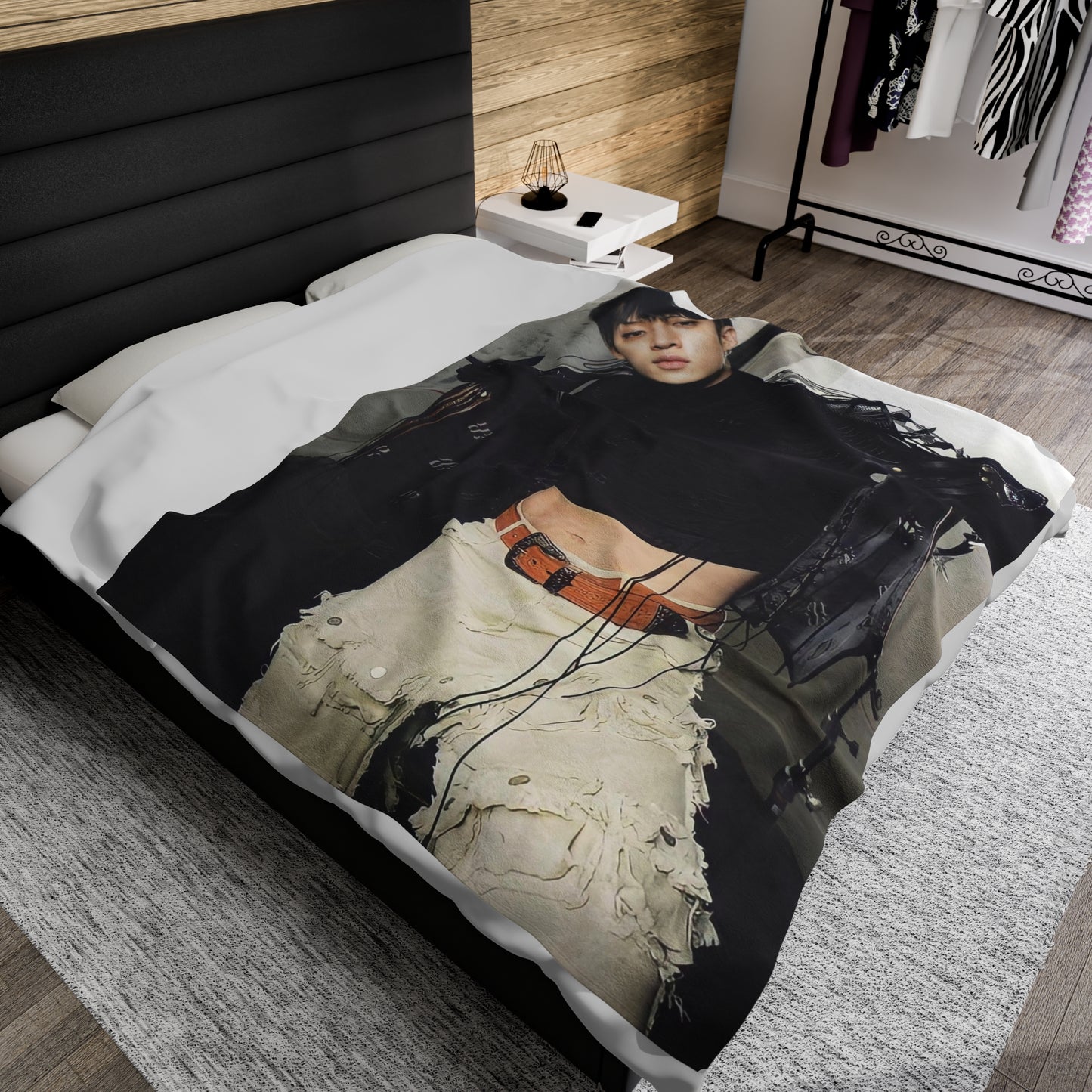 Stray Kids Bangchan Velveteen Plush Blanket