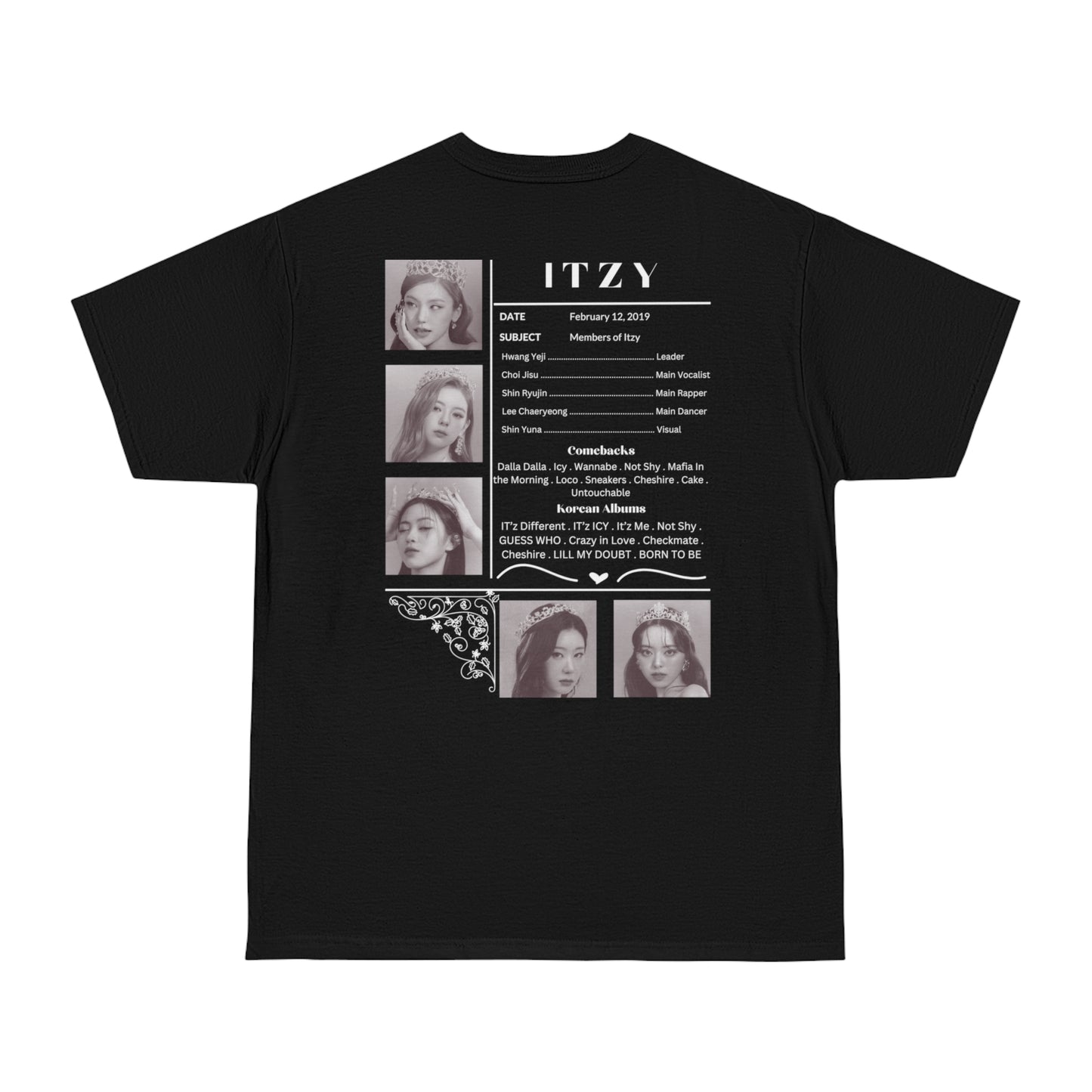 Itzy Yuna Graphic T-shirt