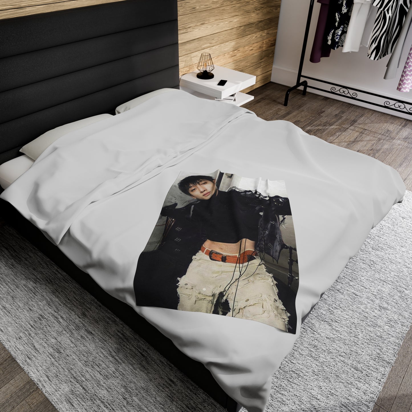 Stray Kids Bangchan Velveteen Plush Blanket